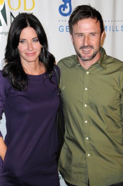 Courteney Cox and David Arquette at the 'Rock A Little, Feed A Lot' Benefit Concert. Club Nokia, Los Angeles, CA. 09-29-09