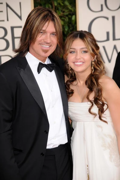 Billy Ray Cyrus, Miley Cyrus — Stock fotografie