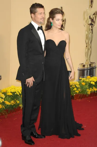 Brad Pitt, Angelina Jolie — Stok fotoğraf