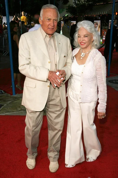 Buzz Aldrin ve karım lois — Stok fotoğraf
