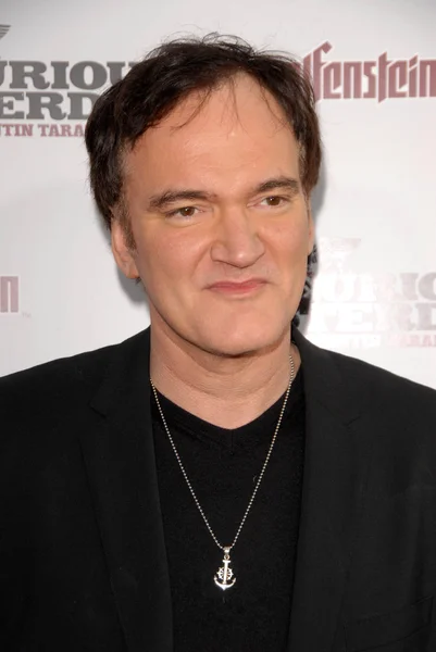 Quentin Tarantino en el estreno en Los Ángeles de 'Inglourious Basterds'. Grauman 's Chinese Theatre, Hollywood, CA. 08-10-09 — Foto de Stock