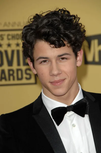 Nick Jonas at the 15th Annual Critic's Choice Awards, Hollywood Palladium, Hollywood, CA. 01-15-10 — Stock Photo, Image