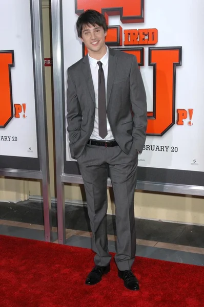 Nicholas D'Agosto at the World Premiere of 'Fired Up!'. Pacific Theaters Culver Stadium 12, Culver City, CA. 02-19-09 — Zdjęcie stockowe