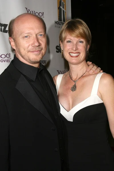 Paul Haggis and Deborah Rennard — Stock Photo, Image