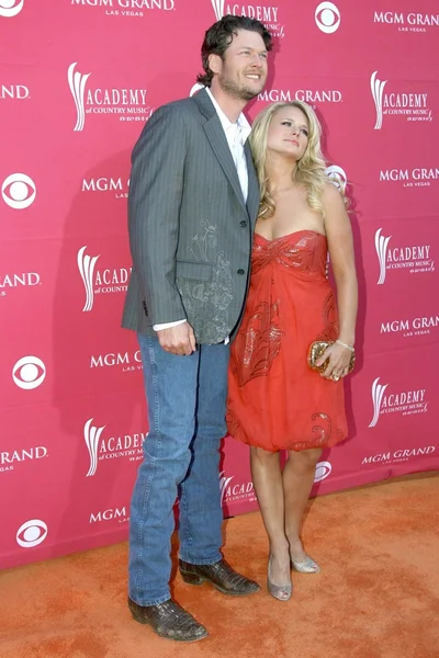 Blake Shelton og Miranda Lambert. – stockfoto