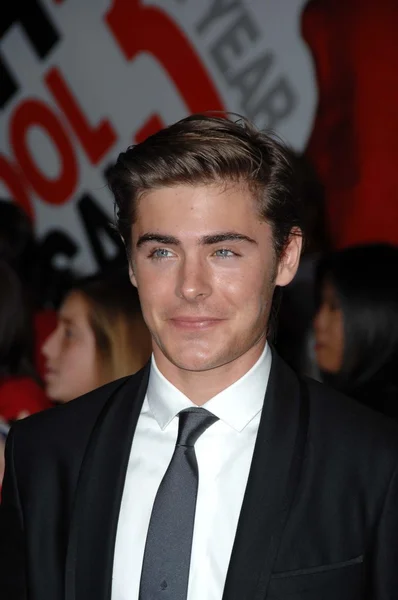 Zac Efron Ordförande — Stockfoto