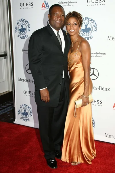 Rodney peete ve holly robinson peete — Stok fotoğraf