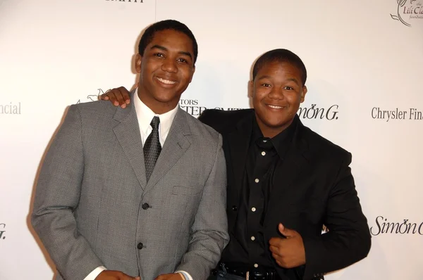 Christopher Massey and Kyle Massey — Stock Photo, Image