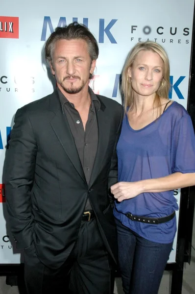 Sean Penn and Robin Wright Penn — Stock Photo, Image