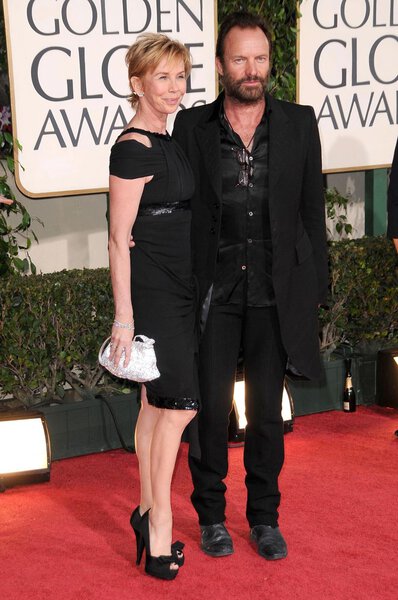 Trudie Styler and Sting