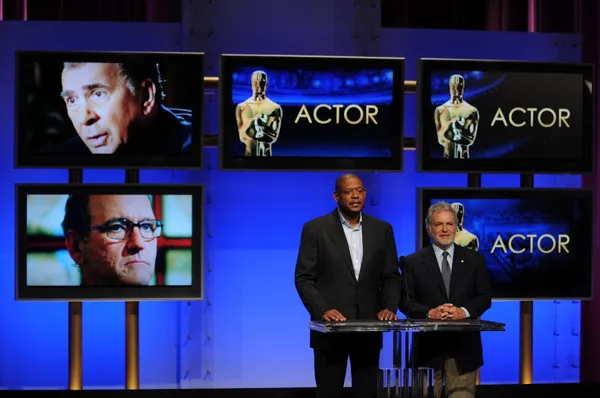 Forest Whitaker and Sid Ganis — Stock Photo, Image