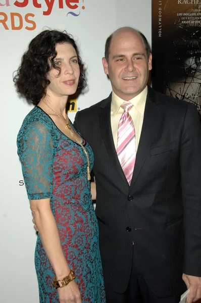 Linda Brettler and Matthew Weiner — Stok fotoğraf