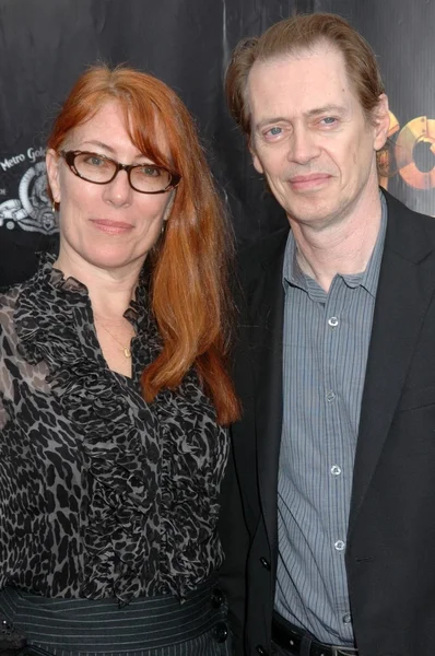 Jo Andres and Steve Buscemi — Zdjęcie stockowe