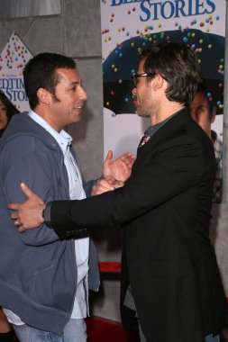 adam sandler ve adam pearce masal los angeles galasında. el capitan tiyatro, hollywood, ca. 12-18-08