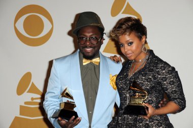 Will.i.am and Chrisette Michele clipart