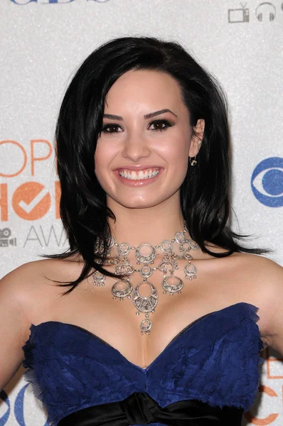 Demi Lovato\r\nat the 2010 's Choice Awards Press Room, Nokia Theater L.A. Live, Los Angeles, CA. 01-06-10 — Stockfoto