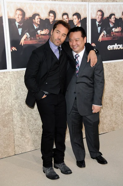 Jeremy Piven and Rex Lee — Stock Photo, Image