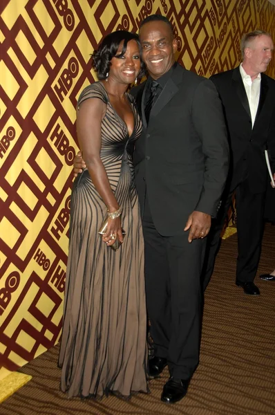 Viola davis i Juliusz tennon — Zdjęcie stockowe