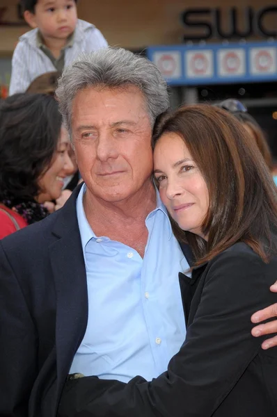 Dustin Hoffman och Lisa Gottsegen — Stockfoto