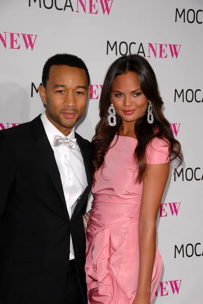 John legend i Krystyna teigen — Zdjęcie stockowe