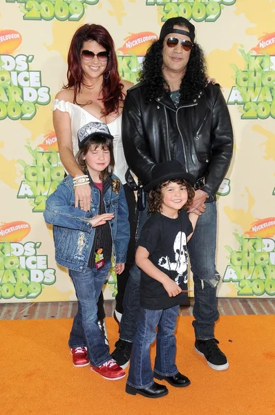 Slash en familie — Stockfoto