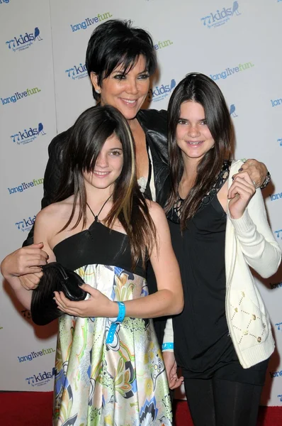 Kris Jenner e família — Fotografia de Stock