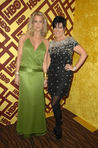 Lara spencer und kris jenner — Stockfoto