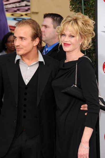 Jesse Johnson and Melanie Griffith at the 37th Annual AFI Lifetime Achievement Awards. Sony Pictures Studios, Culver City, CA. 06-11-09 — Stok fotoğraf