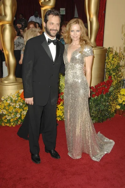 Judd Apatow and Leslie Mann — Stock Photo, Image
