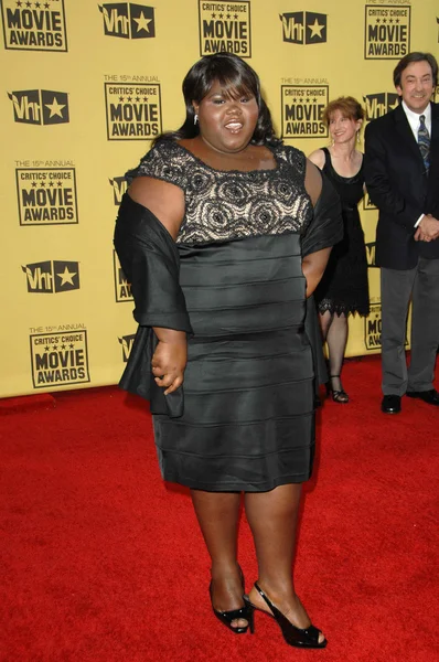 Gabourey sidibe, 15 yıllık eleştirmen 's choice Ödülleri, hollywood Paladyum, hollywood, ca. 01-15-10 — Stok fotoğraf