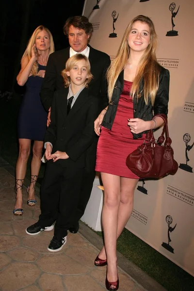 Tony Griffin e sua família — Fotografia de Stock