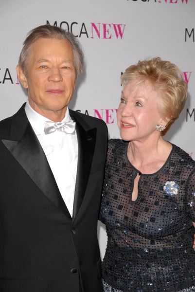 Michael York and wife Patricia McCallum — Stock Photo, Image