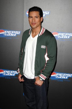 Mario Lopez at Pepsi 500 Running Wide Open. Avalon, Hollywood, CA. 08-27-08