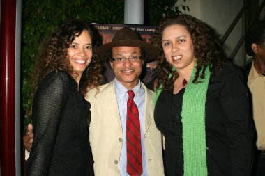 Erica Gimpel with Clinton H. Wallace and Lydia Martinelli at the VIP Screening of 'Machete Joe'. Paramount Studios, Hollywood, CA. 01-30-09