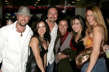 Cris Judd with Efren Ramirez and Karina Nuvo at a Special Screening Of 'The Hot Tamales Comedy Special' presented by Showtime. The FIne Arts Theatre, Beverly Hills, CA. 04-20-09