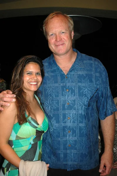 Leslie Sultani and Bill Fagerbakke — Stock Photo, Image