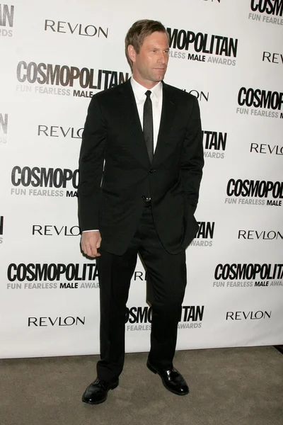 Aaron Eckhart en Cosmopolitans 2009 Fun Fearless Awards. SLS Hotel, Beverly Hills, CA. 03-02-09 — Foto de Stock