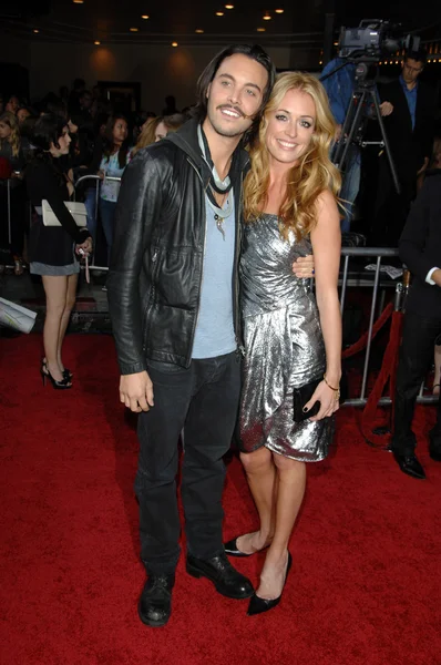 Cat deeley i jack huston — Zdjęcie stockowe