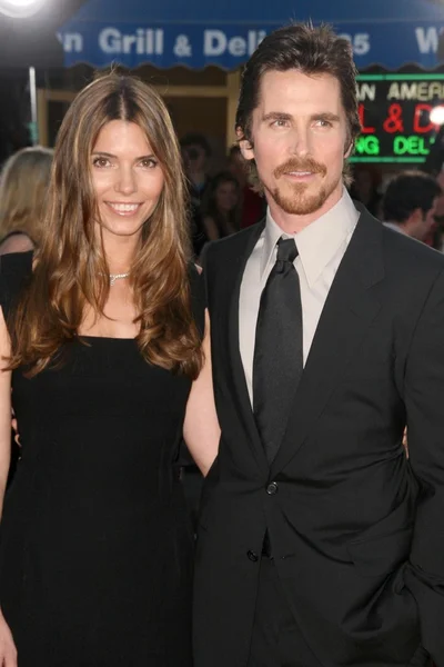 Sibi Blazic e Christian Bale — Fotografia de Stock
