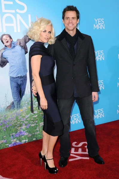 Jenny McCarthy y Jim Carrey — Foto de Stock