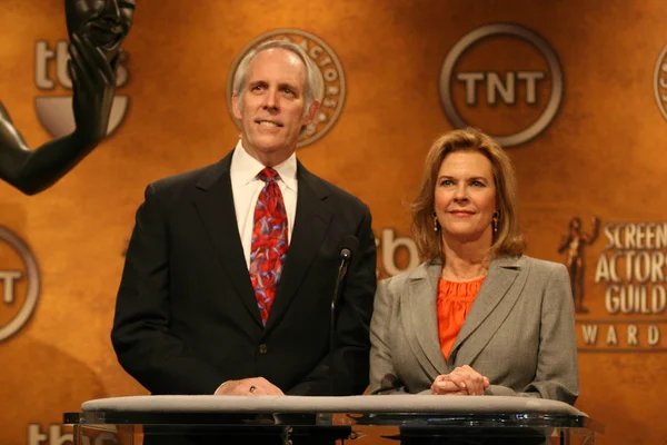 Daryl Anderson and JoBeth Williams at the 16th Annual Screen Actors Guild Awards Nomination Announcements, Pacific Design Center, West Hollywood, CA. 12-17-09 — Stock Photo, Image