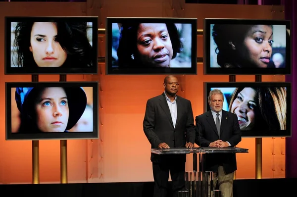 Forest Whitaker and Sid Ganis — Stock Photo, Image