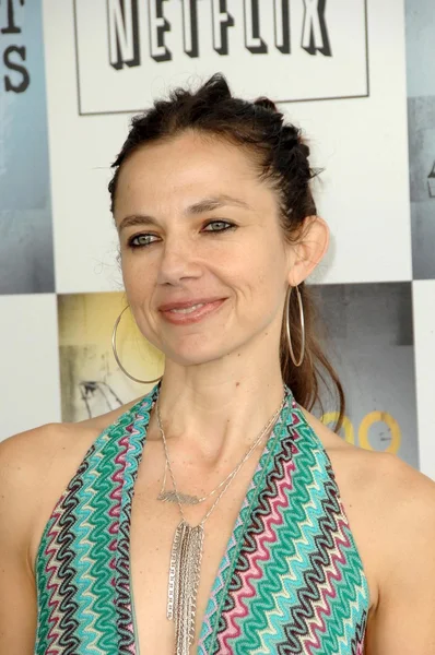 Justine Bateman w 2009 Film Independent Spirit Awards. Santa Monica Pier, Santa Monica, Ca. 02-21-09 — Zdjęcie stockowe