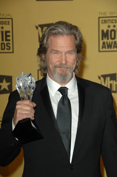 «««Ödülleri, Jeff bridges, 15 yıllık eleştirmen 's choice hollywood Paladyum, hollywood, ca. 01-15-10 — Stok fotoğraf