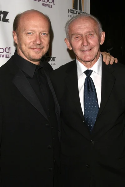 Paul Haggis and his father — Stok fotoğraf