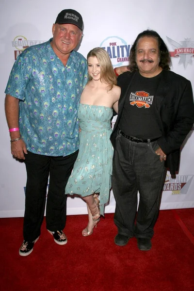 Dennis Hof avec Sunny Lane et Ron Jeremy — Photo