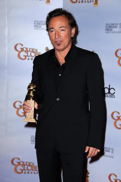 Bruce springsteen w sali prasowej w 66 Złotych Globów rocznej nagrody. Beverly hilton hotel, beverly hills, ca. 01-11-09 — Zdjęcie stockowe