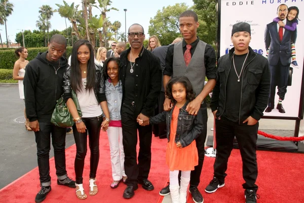 Eddie Murphy and Family — Stock Photo, Image