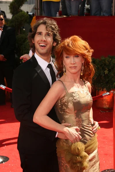 Josh Groban and Kathy Griffin — 스톡 사진