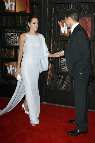 Angelina Jolie and Brad Pitt — Stock Photo, Image